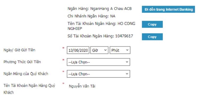 Hướng dẫn cách Nạp tiền 999Bet trót lọt nhất